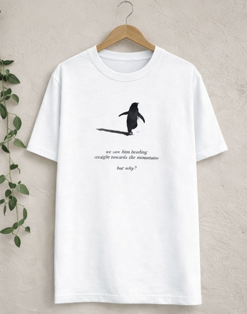 Heading to the Mountains – Minimal Art T-Shirt